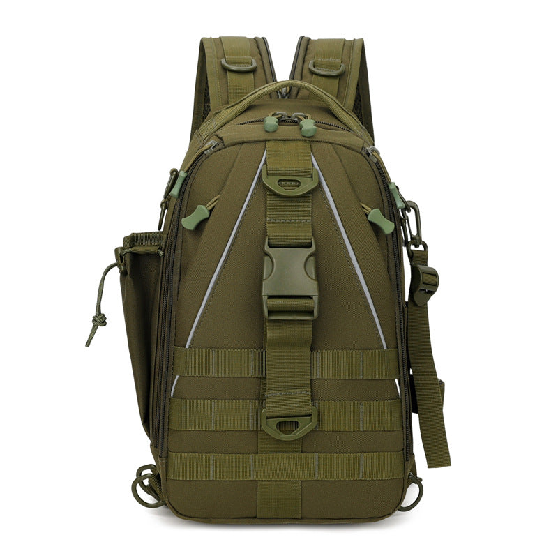 Unisex Sling Ryggsekk med Flere Rom Taktisk Design 6