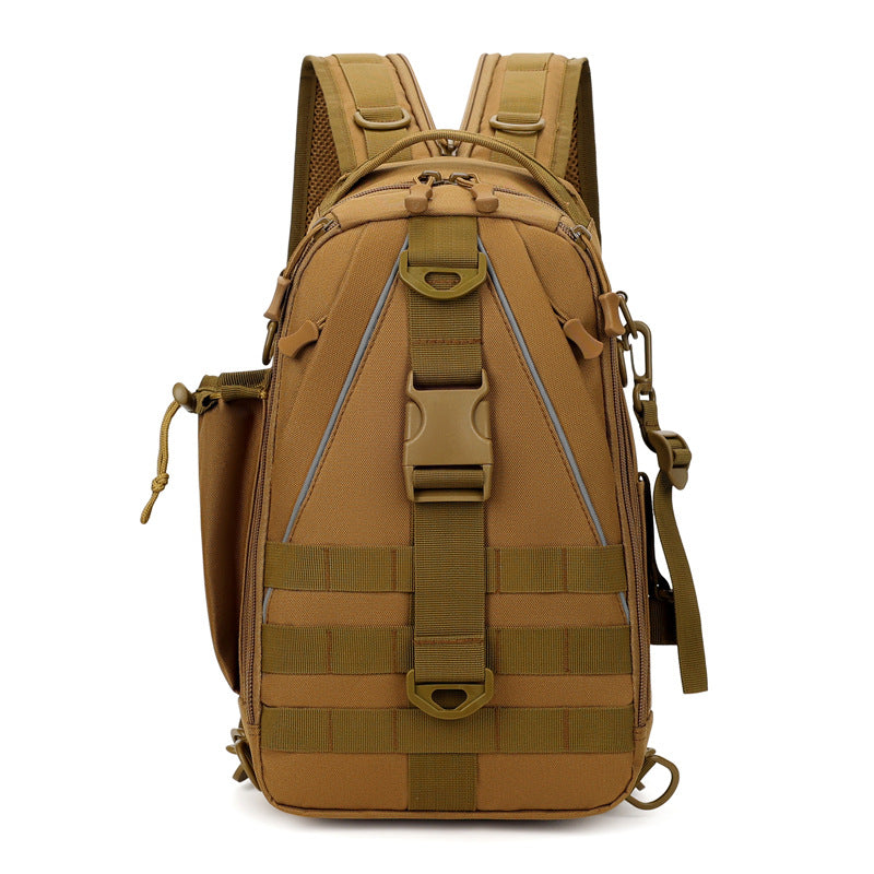Unisex Sling Ryggsekk med Flere Rom Taktisk Design 8