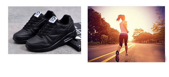 Unisex Sneakers Komfortabel Løpesko 4