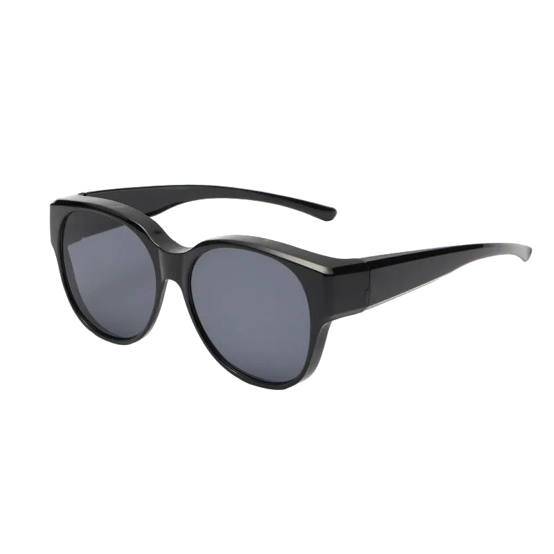 Unisex Solbriller Fit Over Glasser Katteøye Design med Polariserte Linser 0