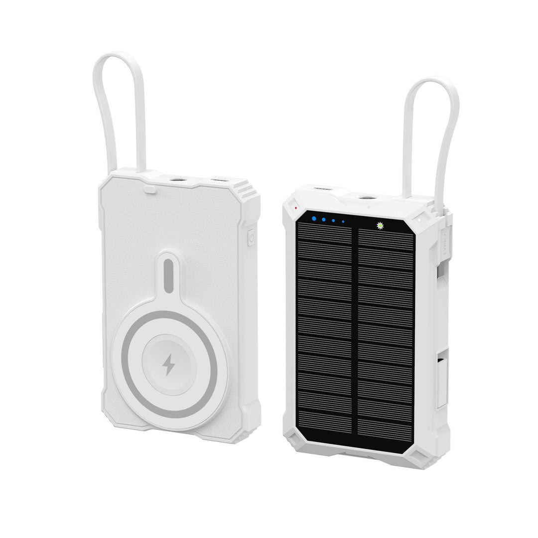 Unisex Solcelledrevet Powerbank med Trådløs Lading 3