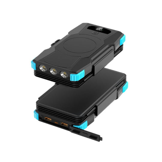 Unisex Solenergibank med LED-belysning og Flere USB-porter 5