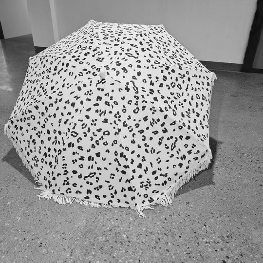 Unisex Strandparaply med Leopardmønster 0