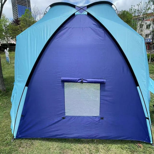 Unisex Strandpaviljong med Vinduer og Enkel Montering 2