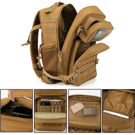 Unisex Taktisk Ryggsekk 25L for Utendørs Aktiviteter 4