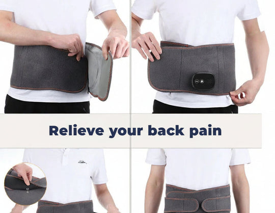 Unisex Varmebelte med Rødt Lys og Vibrasjon for Ryggsmerter 3