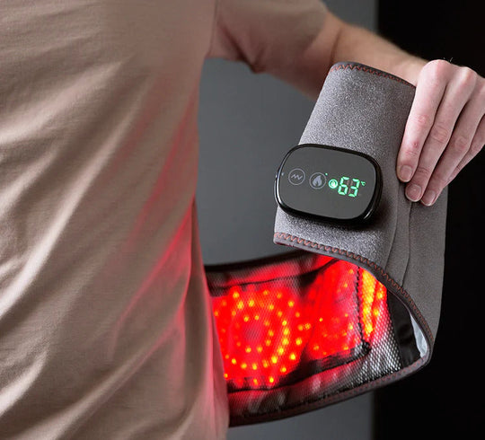 Unisex Varmebelte med Rødt Lys og Vibrasjon for Ryggsmerter 4