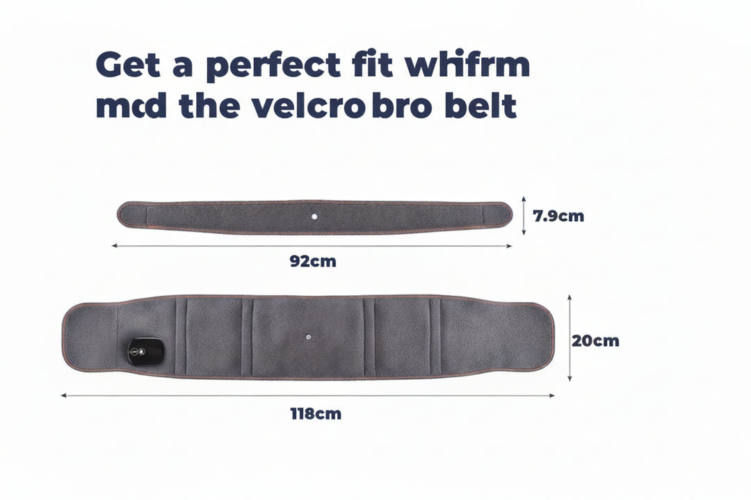 Unisex Varmebelte med Rødt Lys og Vibrasjon for Ryggsmerter 5