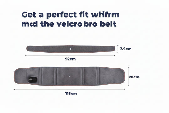 Unisex Varmebelte med Rødt Lys og Vibrasjon for Ryggsmerter 5