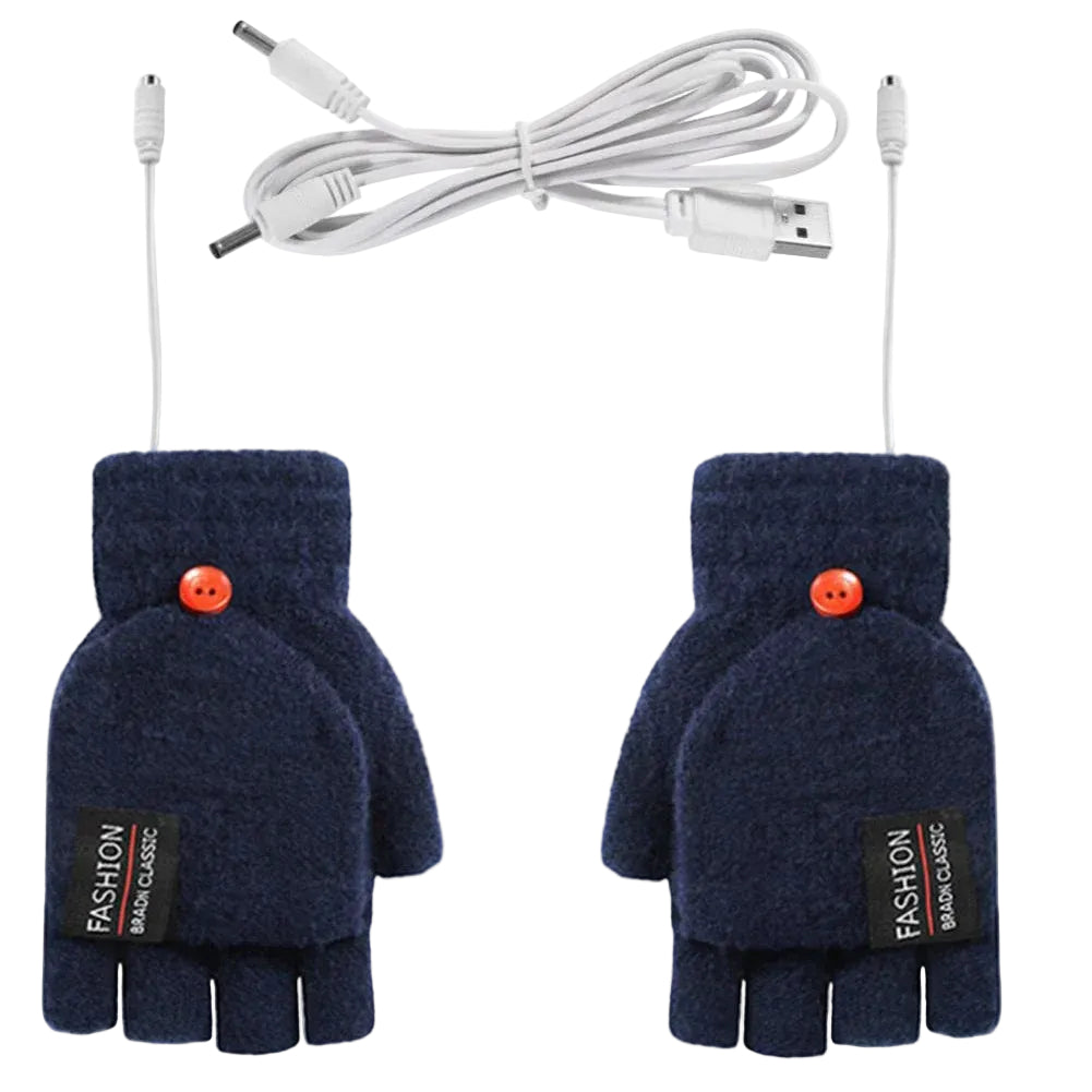 Unisex Varmhansker med USB-opplading 0