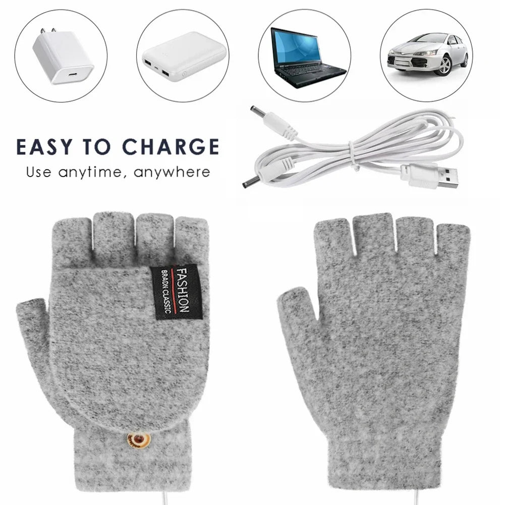Unisex Varmhansker med USB-opplading 8