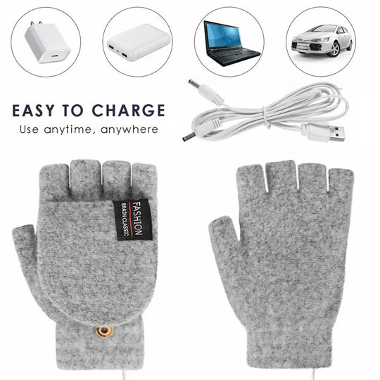 Unisex Varmhansker med USB-opplading 8