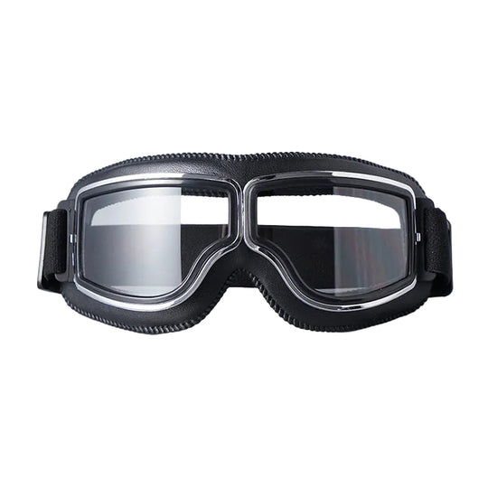 Unisex Vintage Motorsykkelbriller Retropilotstil 0