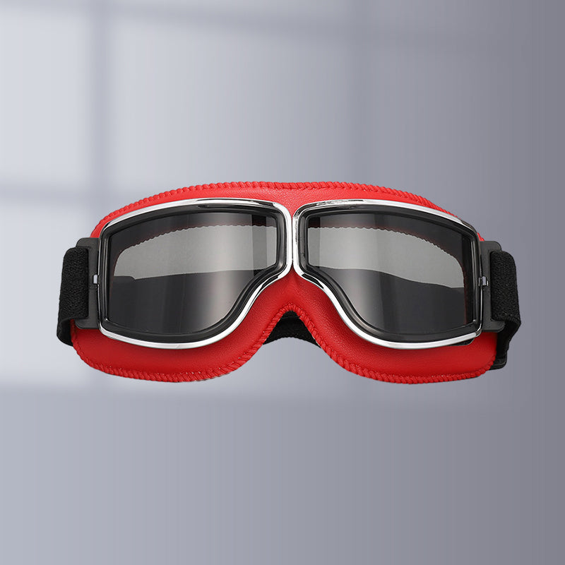 Unisex Vintage Motorsykkelbriller Retropilotstil 10