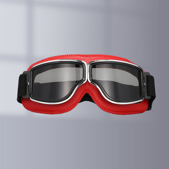 Unisex Vintage Motorsykkelbriller Retropilotstil 10