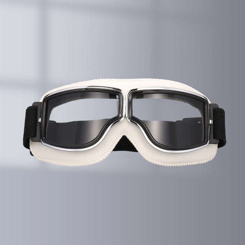 Unisex Vintage Motorsykkelbriller Retropilotstil 11