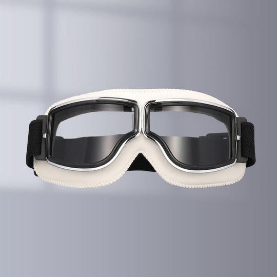 Unisex Vintage Motorsykkelbriller Retropilotstil 11