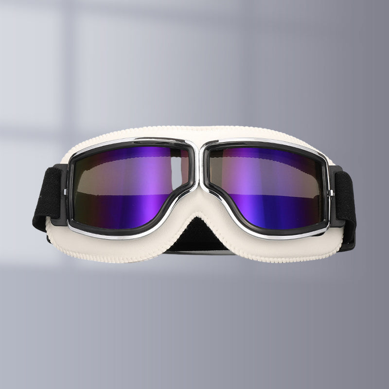Unisex Vintage Motorsykkelbriller Retropilotstil 12