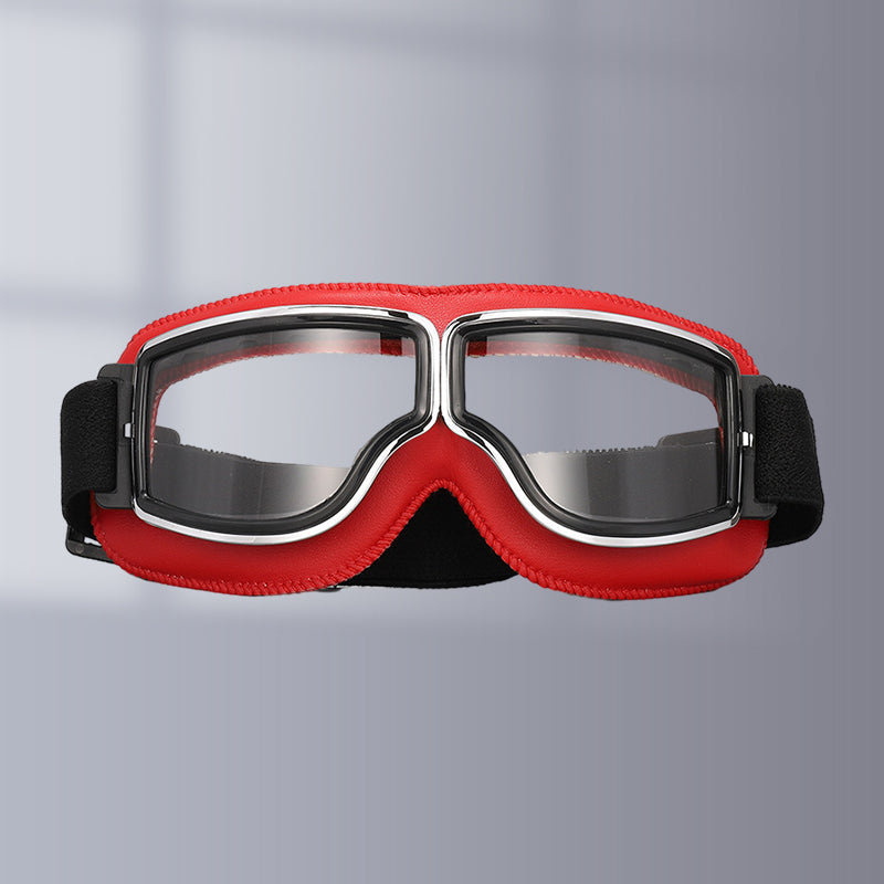 Unisex Vintage Motorsykkelbriller Retropilotstil 13