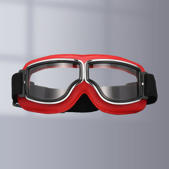 Unisex Vintage Motorsykkelbriller Retropilotstil 13