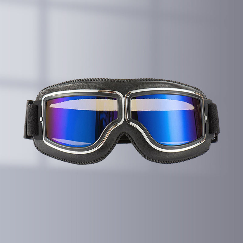Unisex Vintage Motorsykkelbriller Retropilotstil 15