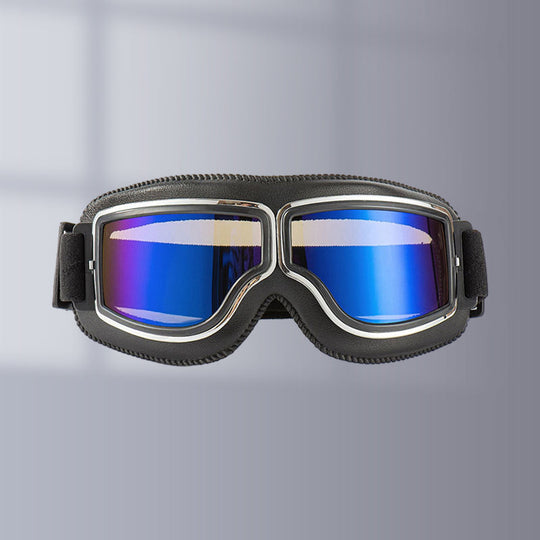 Unisex Vintage Motorsykkelbriller Retropilotstil 15