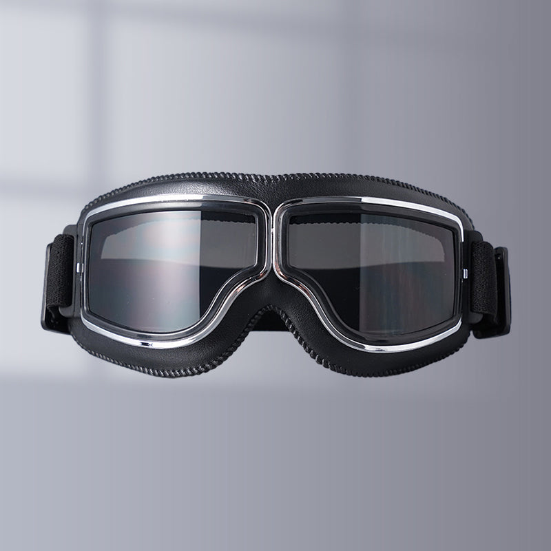 Unisex Vintage Motorsykkelbriller Retropilotstil 18