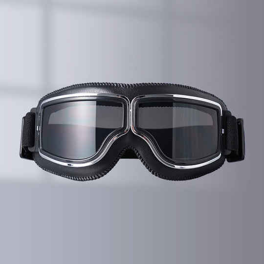 Unisex Vintage Motorsykkelbriller Retropilotstil 18