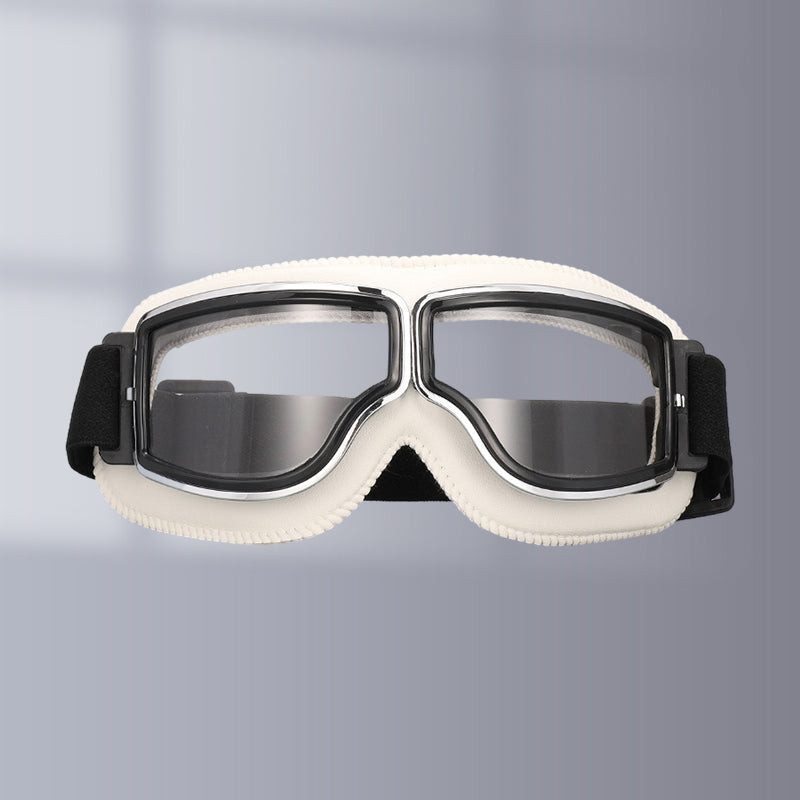 Unisex Vintage Motorsykkelbriller Retropilotstil 19