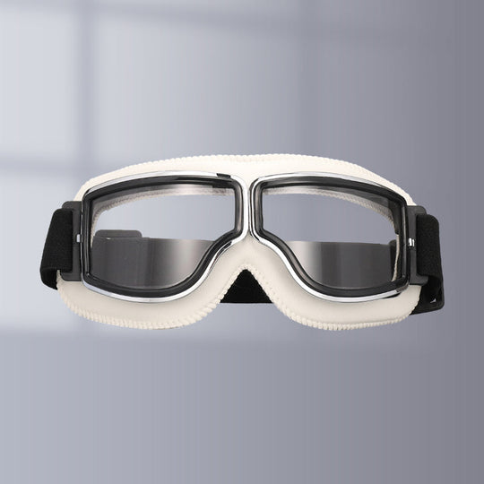 Unisex Vintage Motorsykkelbriller Retropilotstil 19