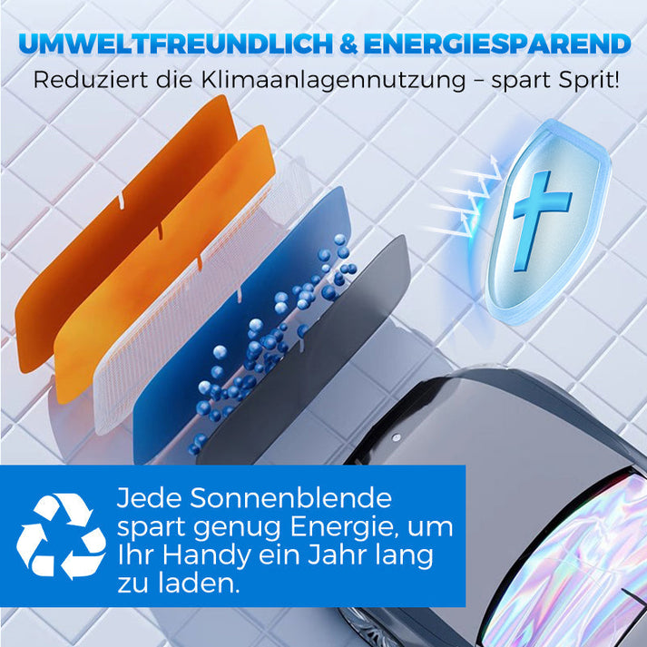 Universal Solskjerm for Biler med Laserreflekterende Design 5
