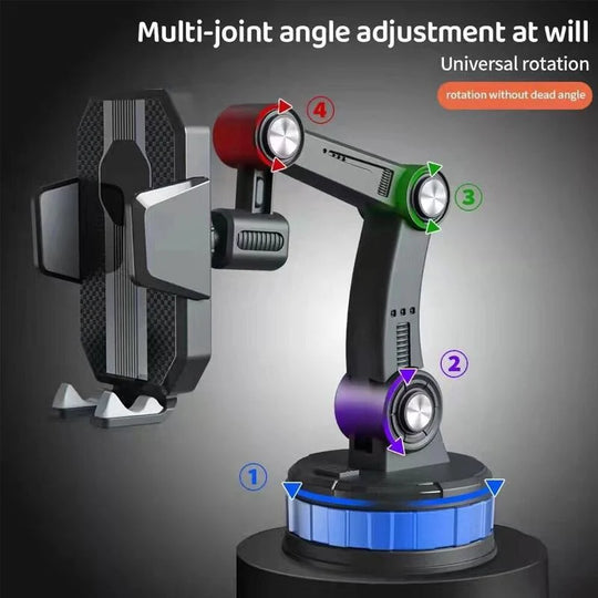 Universal Telefonholder med 360-Graders Rotasjon og Justerbar Arm 4