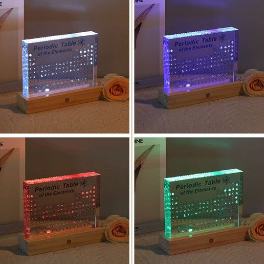 Utdanningsverktøy Periodisk System i Klar Akryl 1