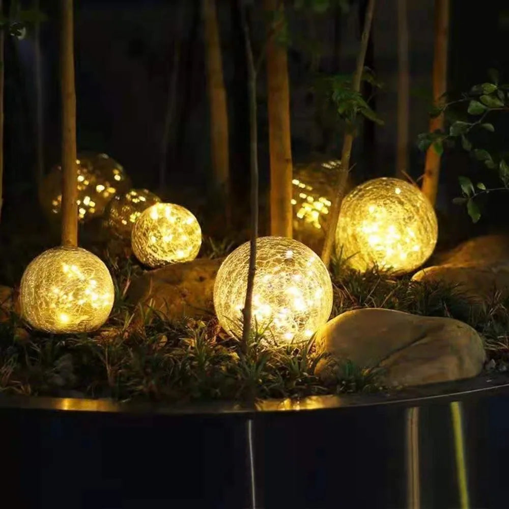 Utendørs Belysning LED Kulelamper Glasslook Design 1