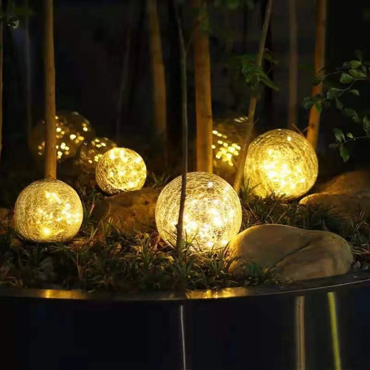 Utendørs Belysning LED Kulelamper Glasslook Design 1