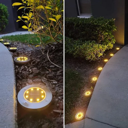 Utendørs Belysning Solcellelampe LED Stilig Design 1