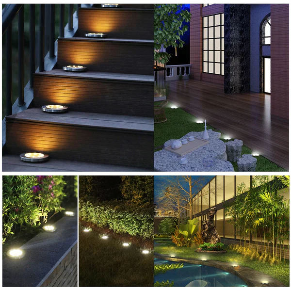 Utendørs Belysning Solcellelampe LED Stilig Design 3