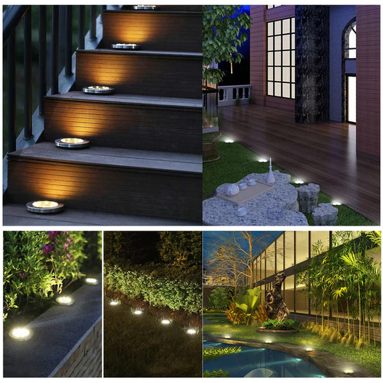 Utendørs Belysning Solcellelampe LED Stilig Design 3