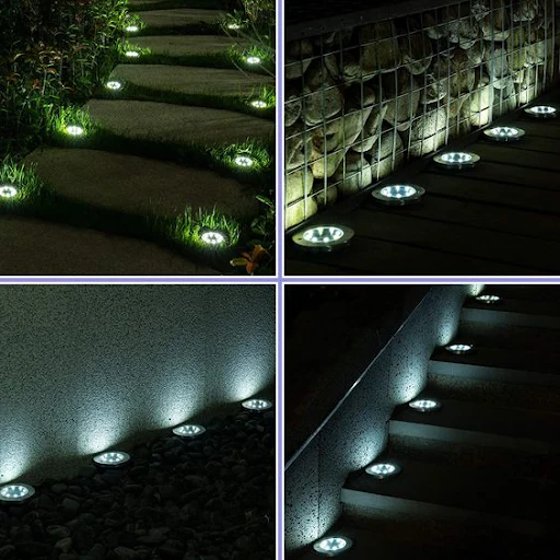 Utendørs Belysning Solcellelampe LED Stilig Design 4