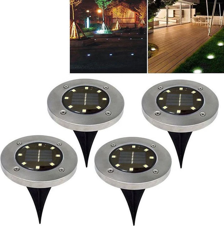 Utendørs Belysning Solcellelampe LED Stilig Design 5