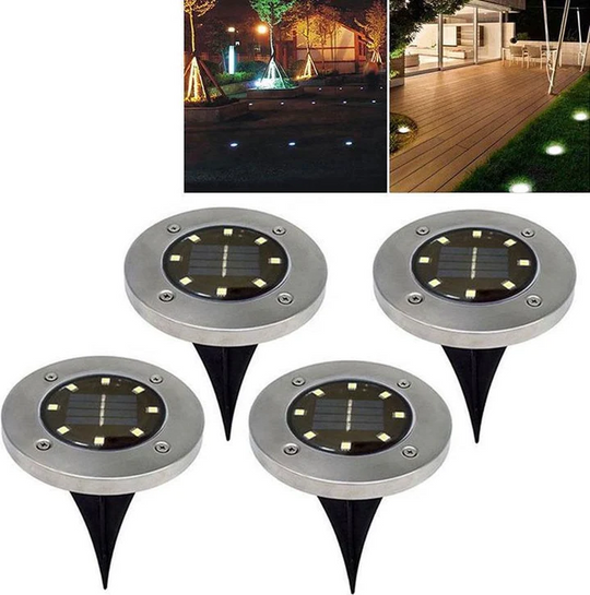 Utendørs Belysning Solcellelampe LED Stilig Design 5