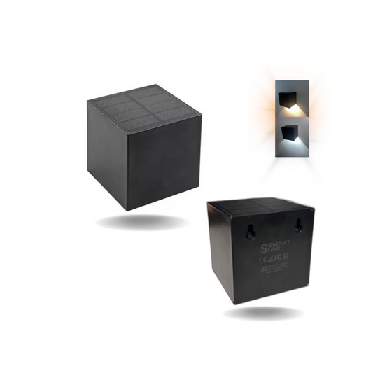 Utendørs Belysning Solcellevegglys 2-i-1 med Automatisk Sensor og LED Lys Ute 7
