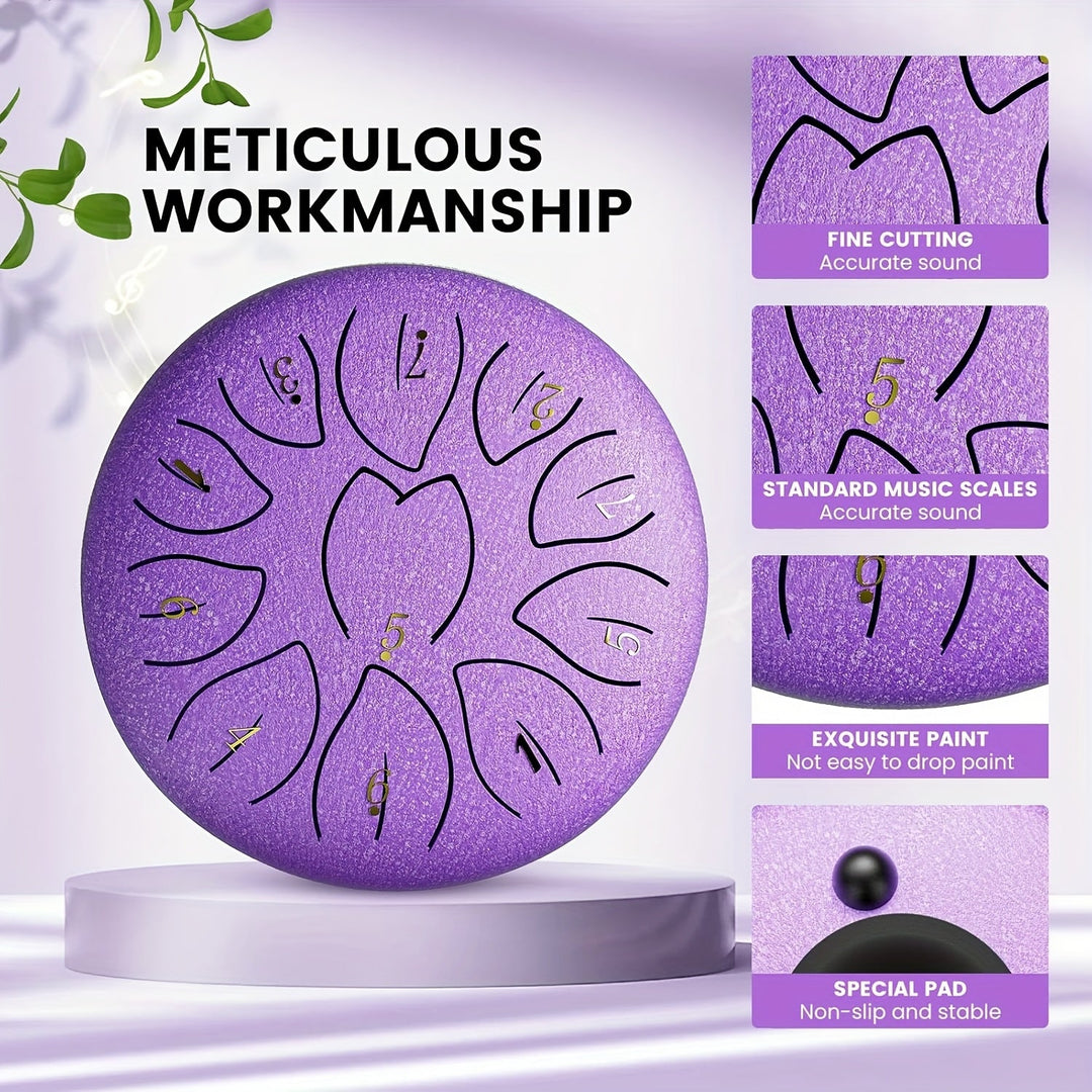 Utendørs Hagetrommel 11-tone Ståltungetromme 2