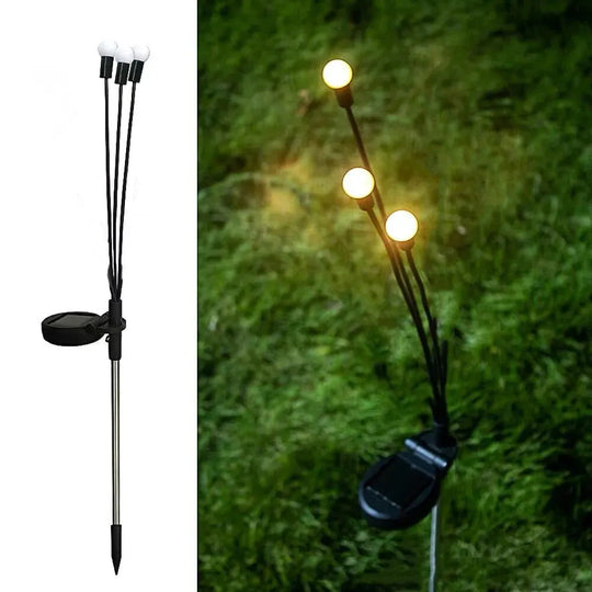 Utendørs LED-lampe med tre hoder 4