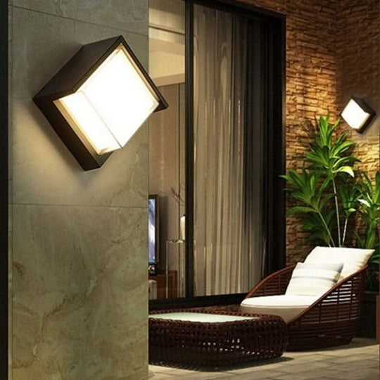 Utendørs LED-vegglampe Moderne Design 2