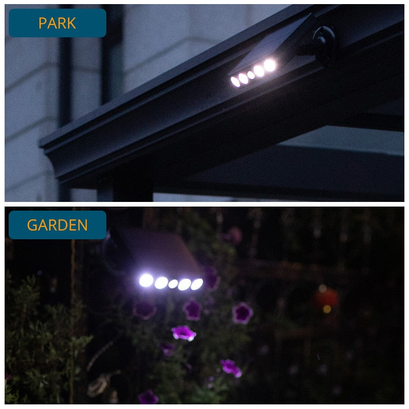 Utendørs LED Lampe med Bevegelsessensor 2