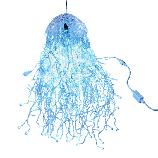 Utendørs LED Lyslenke 50m med Istap Design 4