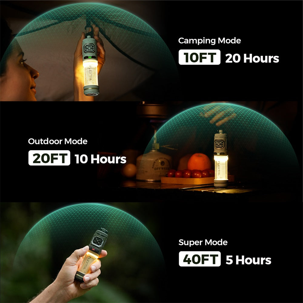 Utendørs Myggbeskyttelse og Lampe 2-i-1 Med Justerbar Belysning 4