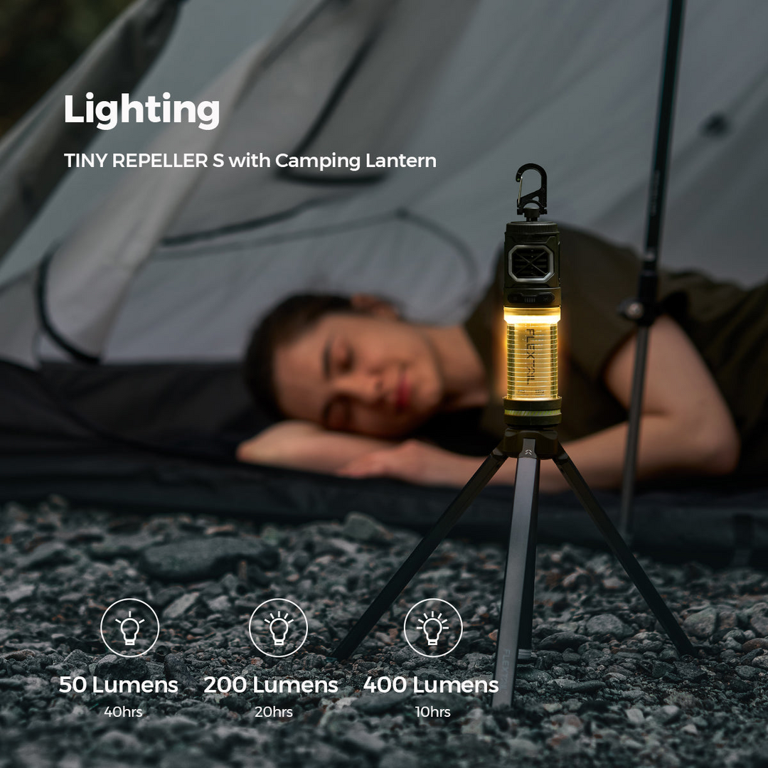 Utendørs Myggbeskyttelse og Lampe 2-i-1 Med Justerbar Belysning 5