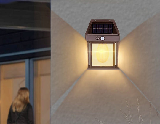 Utendørs Solcellelampe Klassisk Design Trådløs Belysning 1